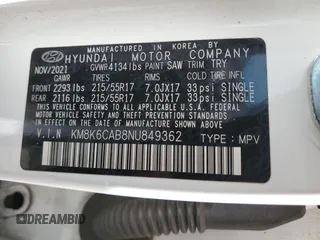 2022 Hyundai Kona SEL with VIN KM8K6CAB8NU849362, listed as a Copart auction lot 49038245 with 39,618 mi miles and Salvage Title. Bid and sale history available at carsss.com. Image 13.