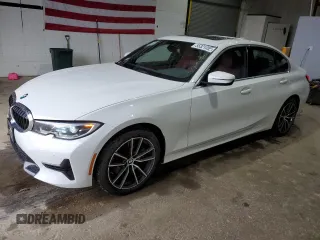2022 BMW 3 Series 330i xDrive with VIN 3MW5R7J01N8C78063, listed as a Copart auction lot 55321055 with 22,797 mi miles and Salvage title. Bid and sale history available at DreamBid. Image 1.