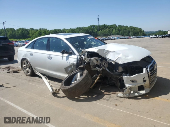 2016 Audi A6 Premium Plus with VIN WAUGFAFC0GN070970, listed as a Copart auction lot 56362975 with 102,499 mi miles and Salvage title. Bid and sale history available at DreamBid. Image 4.