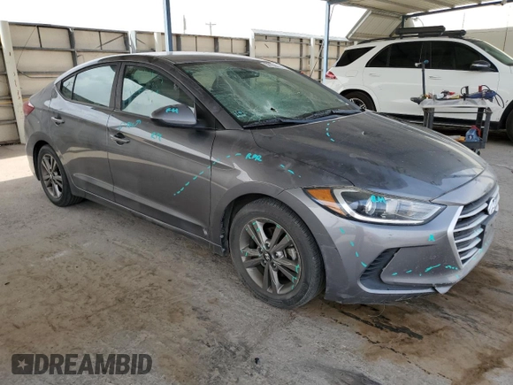 2018 Hyundai Elantra SEL with VIN 5NPD84LF4JH385018, listed as a Copart auction lot 50708615 with 81,679 mi miles and Salvage Title. Bid and sale history available at DreamBid. Image 4.