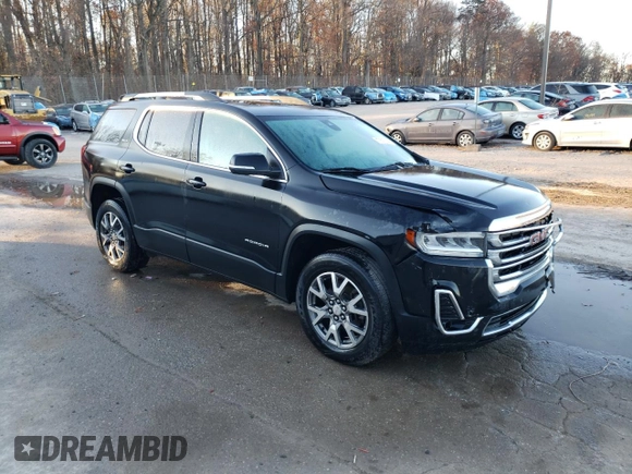 2020 GMC Acadia SLT with VIN 1GKKNUL44LZ214462, listed as a Copart auction lot 77817524 with 95,590 mi miles and Salvage title. Bid and sale history available at DreamBid. Image 4.