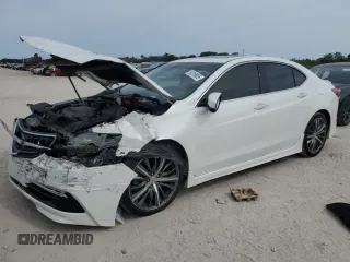 2017 Acura TLX V6 w/Technology Pkg with VIN 19UUB2F54HA004456, listed as a Copart auction lot 50319855 with 117,951 mi miles and Salvage Title. Bid and sale history available at carsss.com. Image 1.