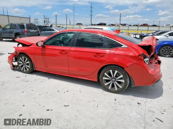 2023 Honda Civic EX with VIN 2HGFE1F75PH314708, listed as a Copart auction lot 63775145 with 10,477 mi miles and Salvage title. Bid and sale history available at DreamBid. Image 2.