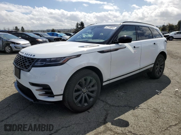 2019 Land Rover Range Rover Velar R-Dynamic SE with VIN SALYL2EX1KA795481, listed as a Copart auction lot 47110043 with 40,297 mi miles. Bid and sale history available at carsss.com. Image 1.