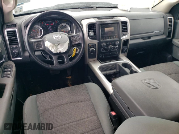 2016 Ram 1500 Big Horn with VIN 1C6RR6LT4GS159826, listed as a Copart auction lot 46650095 with 97,324 mi miles and Salvage Title. Bid and sale history available at carsss.com. Image 8.