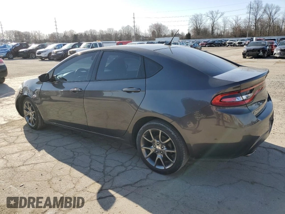 2015 Dodge Dart SXT with VIN 1C3CDFBB8FD111968, listed as a Copart auction lot 49374065 with 97,032 mi miles and Salvage Title. Bid and sale history available at carsss.com. Image 2.