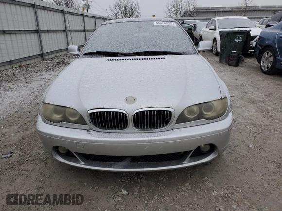 2005 BMW 3 Series 325Ci with VIN WBABW33415PL39286, listed as a Copart auction lot 44674025 with 183,711 mi miles and Salvage Title. Bid and sale history available at carsss.com. Image 5.