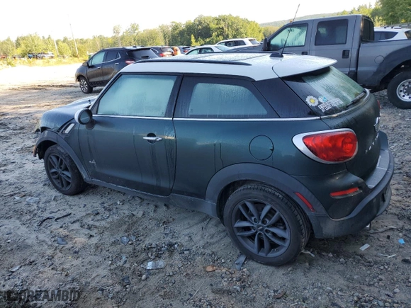 2013 MINI Cooper Paceman S ALL4 with VIN WMWSS7C53DWN71470, listed as a Copart auction lot 66497254 with 125803 miles and Salvage Title. Bid and sale history available at carsss.com. Image 2.