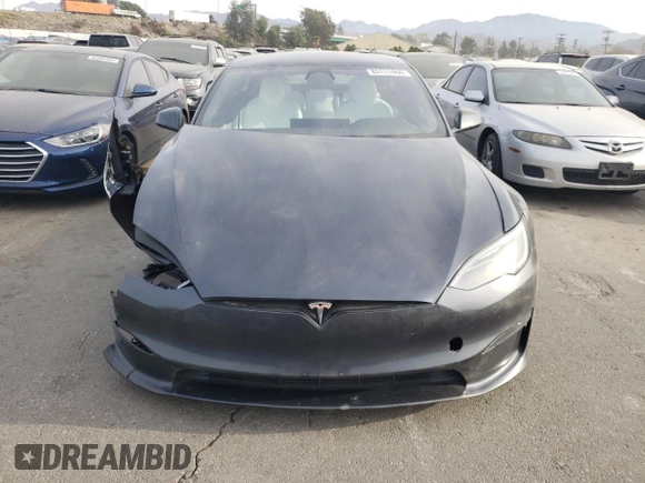 2023 Tesla Model S Plaid с VIN 5YJSA1E67PF528820, выставлен на аукционе Copart как лот 83111464 с пробегом 17 858 миль миль и Списание • Salvage title. История ставок и продаж доступна на DreamBid. Изображение 5.