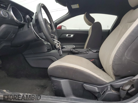 2018 Ford Mustang EcoBoost with VIN 1FA6P8TH8J5113162, listed as a Copart auction lot 50378555 with 74,983 mi miles and Salvage Title. Bid and sale history available at DreamBid. Image 7.