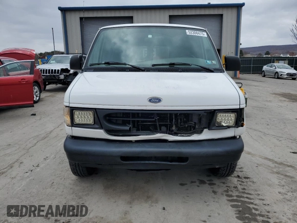 2000 Ford Econoline Cargo with VIN 1FTRE1422YHB49985, listed as a Copart auction lot 52308475 with 78,093 mi miles and Salvage Title. Bid and sale history available at carsss.com. Image 5.