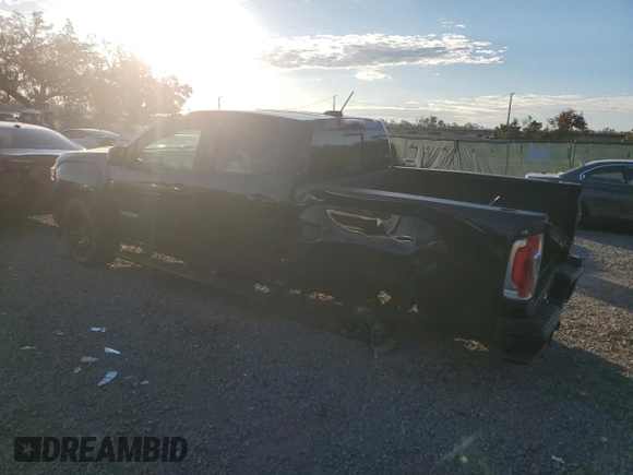 2022 GMC Canyon 2WD Elevation with VIN 1GTG5CEN0N1274077, listed as a Copart auction lot 41696505 with 57,579 mi miles and Salvage Title. Bid and sale history available at carsss.com. Image 2.