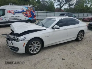 2014 BMW 5 Series 535d xDrive with VIN WBAFV3C54EDZ33451, listed as a Copart auction lot 53804455 with 121,302 mi miles and Salvage title. Bid and sale history available at DreamBid. Image 1.