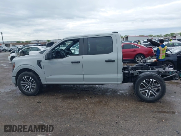 2023 Ford F-150 XL with VIN 1FTEW1CP8PKD21690, listed as a IAAI auction lot 41895618 with 15,078 mi miles and . Bid and sale history available at DreamBid. Image 15.