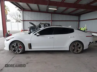 2019 Kia Stinger GT1 with VIN KNAE45LC4K6045047, listed as a IAAI auction lot 41489423 with 75,845 mi miles and . Bid and sale history available at DreamBid. Image 15.