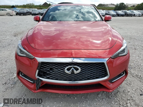 2018 Infiniti Q60 Red Sport 400 z VIN JN1FV7EL4JM630771, wystawiony jako Copart lot #47432165 z przebiegiem 50 815 mil mil oraz Nie do naprawy • Non repairable. Historia ofert i sprzedaży dostępna na DreamBid. Obrazek 5.