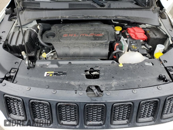 2019 Jeep Compass Latitude with VIN 3C4NJDBB6KT761212, listed as a Copart auction lot 58401705 with Not provided miles and Salvage title. Bid and sale history available at DreamBid. Image 11.