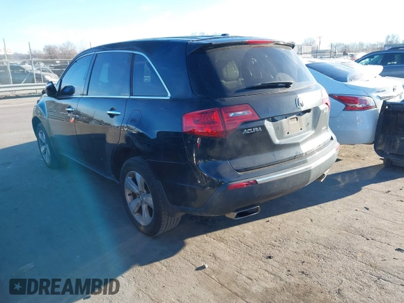 2010 Acura MDX Technology Pkg with VIN 2HNYD2H68AH523947, listed as a IAAI auction lot 41132813 with 185,187 mi miles. Bid and sale history available at carsss.com. Image 3.