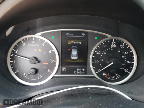 2017 Nissan Sentra SL with VIN 3N1AB7AP3HY382600, listed as a Copart auction lot 57332835 with 92,865 mi miles and Salvage title. Bid and sale history available at DreamBid. Image 9.