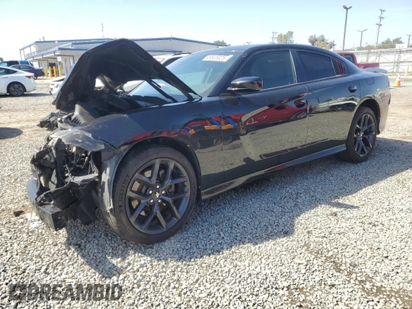 2019 Dodge Charger GT with VIN 2C3CDXHG6KH681814, listed as a Copart auction lot 49505025 with 64,514 mi miles and Salvage Title. Bid and sale history available at DreamBid. Image 1.