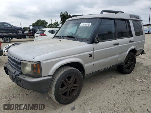 2004 Land Rover Discovery SE with VIN SALTW19484A833190, listed as a Copart auction lot 72472294 with 107,464 mi miles and Salvage Title. Bid and sale history available at carsss.com. Image 1.