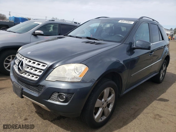 2011 Mercedes-Benz M-Class ML 350 with VIN 4JGBB8GB9BA633209, listed as a Copart auction lot 50975965 with 123,550 mi miles and Salvage Title. Bid and sale history available at carsss.com. Image 1.