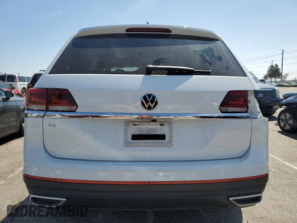 2021 Volkswagen Atlas SE with VIN 1V2DP2CA1MC549724, listed as a Copart auction lot 50237905 with 45,932 mi miles and Salvage title. Bid and sale history available at DreamBid. Image 6.