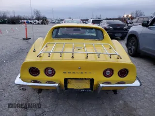 1972 Chevrolet Corvette with VIN 1Z37K2S521218, listed as a Copart auction lot 84444904 with 71,326 mi miles and Salvage title. Bid and sale history available at DreamBid. Image 6.