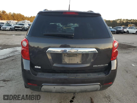 2013 Chevrolet Equinox LTZ with VIN 2GNALFEKXD6154843, listed as a Copart auction lot 46710155 with 102,587 mi miles and Salvage Title. Bid and sale history available at carsss.com. Image 6.