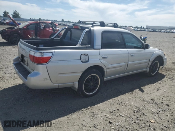2004 Subaru Baja Turbo с VIN 4S4BT63C845101591, выставлен на аукционе Copart как лот 60572815 с пробегом 189 178 миль миль и Списание • Salvage title. История ставок и продаж доступна на DreamBid. Изображение 3.