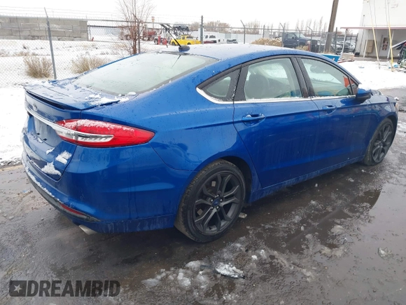 2018 Ford Fusion SE with VIN 3FA6P0HD8JR204274, listed as a IAAI auction lot 41194622 with 71,556 mi miles. Bid and sale history available at carsss.com. Image 4.