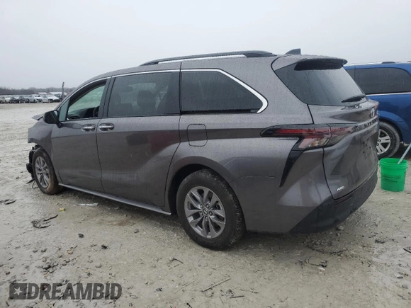 2024 Toyota Sienna XLE with VIN 5TDYSKFC8RS150152, listed as a Copart auction lot 86604424 with 22,485 mi miles and Salvage Title. Bid and sale history available at DreamBid. Image 2.