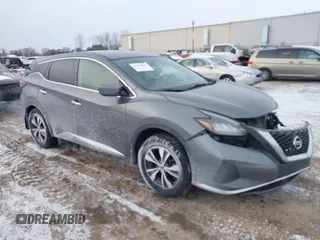 2019 Nissan Murano SL with VIN 5N1AZ2MSXKN166867, listed as a IAAI auction lot 41281068 with 107,219 mi miles and . Bid and sale history available at carsss.com. Image 1.