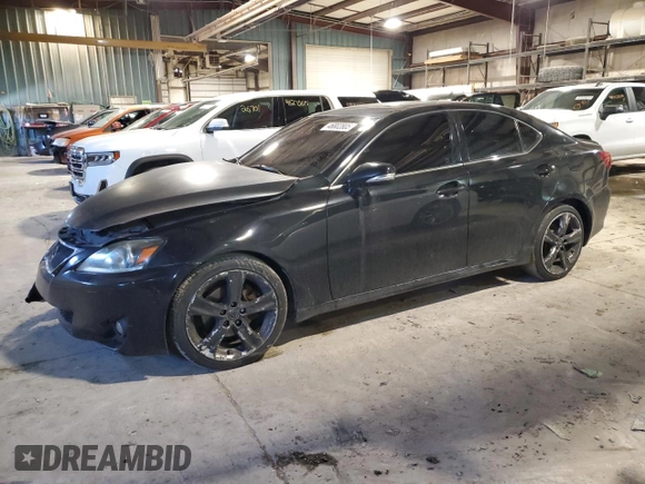 2011 Lexus IS 250 with VIN JTHBF5C22B5148656, listed as a Copart auction lot 46802805 with 167,848 mi miles and Salvage Title. Bid and sale history available at carsss.com. Image 1.