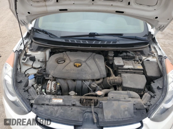 2011 Hyundai Elantra GLS with VIN 5NPDH4AE8BH049156, listed as a Copart auction lot 51087995 with 56,529 mi miles and Salvage Title. Bid and sale history available at carsss.com. Image 11.