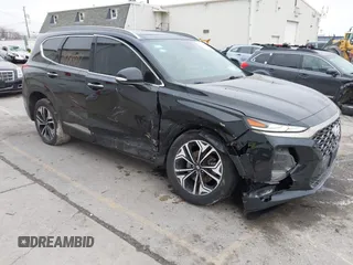 2019 Hyundai Santa Fe Ultimate with VIN 5NMS5CAA8KH019109, listed as a IAAI auction lot 41120391 with 101,829 mi miles and . Bid and sale history available at DreamBid. Image 1.