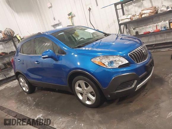 2016 Buick Encore with VIN KL4CJASB5GB601797, listed as a IAAI auction lot 41909757 with 112,814 mi miles. Bid and sale history available at carsss.com. Image 13.