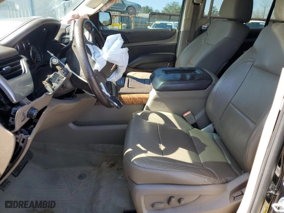 2015 Chevrolet Suburban LTZ with VIN 1GNSCKKC5FR233998, listed as a Copart auction lot 48507395 with 168,536 mi miles and Salvage Title. Bid and sale history available at carsss.com. Image 7.