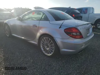 2005 Mercedes-Benz SLK-Class 5.5L AMG with VIN WDBWK73FX5F054969, listed as a Copart auction lot 74960714 with 0 mi miles and Non Repairable. Bid and sale history available at carsss.com. Image 2.