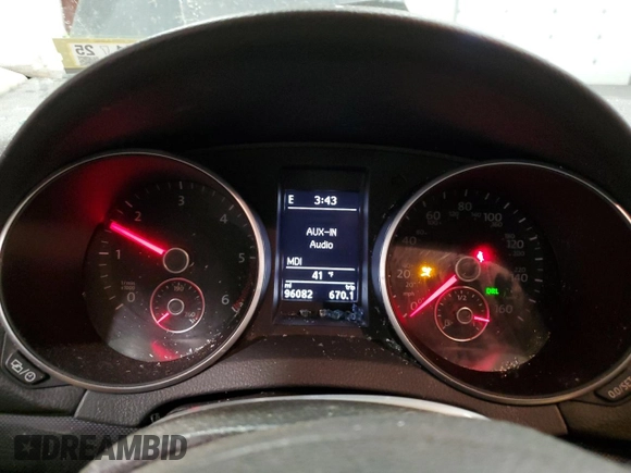 2014 Volkswagen Jetta SportWagen TDI with VIN 3VWML7AJ6EM628686, listed as a Copart auction lot 47209095 with 96,082 mi miles and Salvage Title. Bid and sale history available at carsss.com. Image 9.
