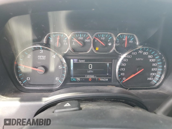 2016 Chevrolet Silverado 1500 LT with VIN 1GCRCREC8GZ262473, listed as a Copart auction lot 53629305 with 135,586 mi miles and Salvage Title. Bid and sale history available at DreamBid. Image 8.