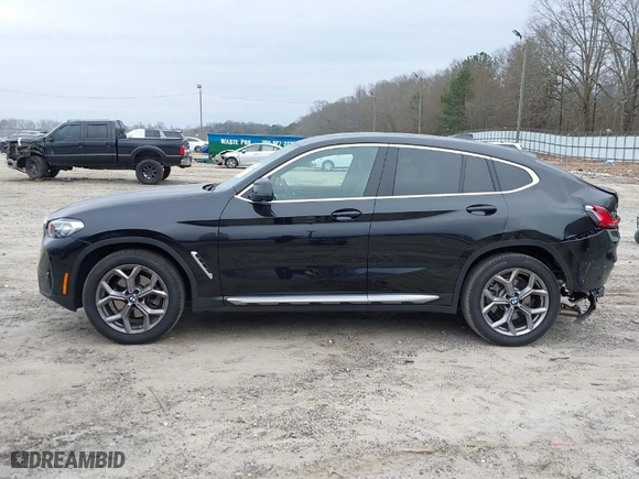 2023 BMW X4 xDrive30i with VIN 5UX33DT01P9S20808, listed as a IAAI auction lot 41153530 with NaN miles. Bid and sale history available at carsss.com. Image 15.