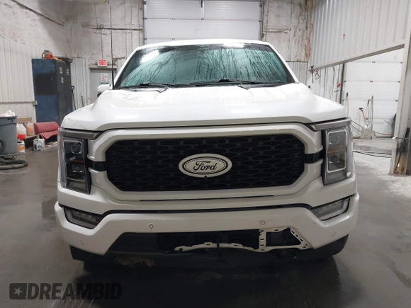 2023 Ford F-150 XL with VIN 1FTFW1ED8PFC32279, listed as a IAAI auction lot 41552160 with 16,368 mi miles. Bid and sale history available at carsss.com. Image 12.