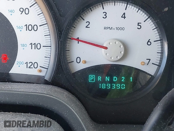 2005 Dodge Dakota ST with VIN 1D7HE22K85S329397, listed as a IAAI auction lot 41597979 with 189,390 mi miles and . Bid and sale history available at DreamBid. Image 15.