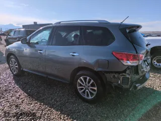 2016 Nissan Pathfinder Platinum with VIN 5N1AR2MM7GC608640, listed as a Copart auction lot 51709675 with 89,160 mi miles and Salvage Title. Bid and sale history available at carsss.com. Image 2.