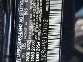 2023 Mercedes-Benz E 450 with VIN W1KZF5KB9PB151862, listed as a Copart auction lot 87880965 with Not Provided miles and Salvage Title. Bid and sale history available at DreamBid. Image 12.