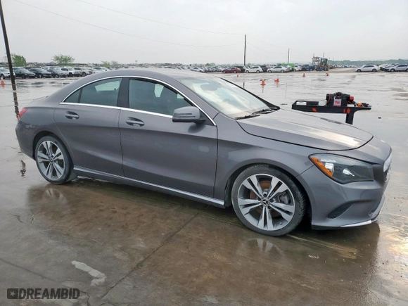2018 Mercedes-Benz CLA with VIN WDDSJ4EB8JN527222, listed as a Copart auction lot 51332575 with 73,759 mi miles and Salvage Title. Bid and sale history available at carsss.com. Image 4.