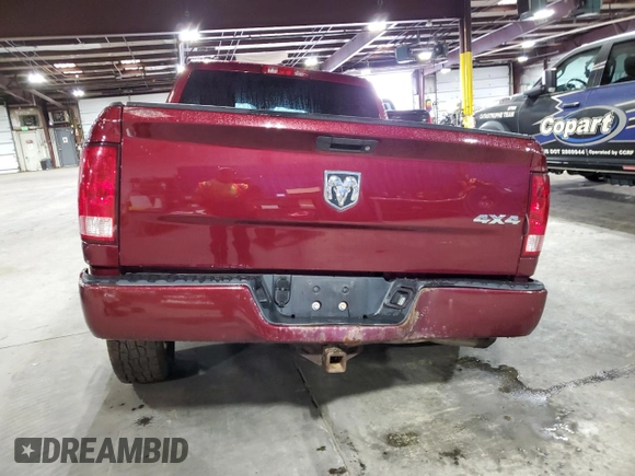 2017 Ram 1500 Express with VIN 1C6RR7KG9HS780054, listed as a Copart auction lot 59029285 with 110,565 mi miles and Salvage title. Bid and sale history available at DreamBid. Image 6.