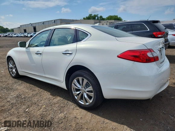 2013 Infiniti M with VIN JN1BY1AR5DM602690, listed as a Copart auction lot 64944925 with 186,302 mi miles and Salvage title. Bid and sale history available at DreamBid. Image 2.