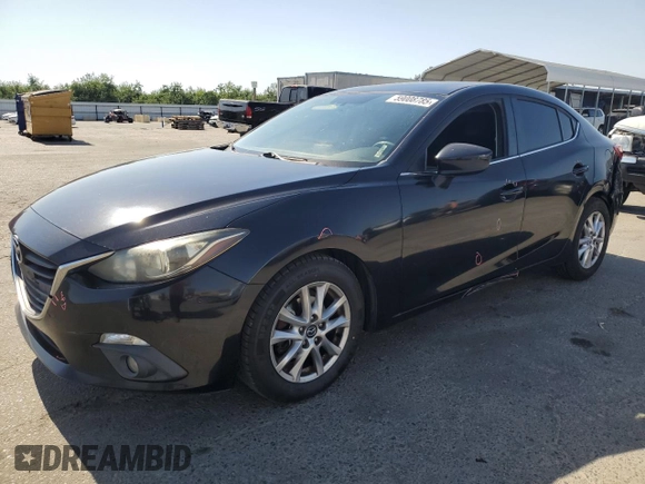 2016 Mazda 3 i Touring with VIN JM1BM1V72G1296409, listed as a Copart auction lot 59008785 with 124,738 mi miles and Salvage title. Bid and sale history available at DreamBid. Image 1.